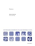 Florence: Oxford Bibliographies Online Research Guide