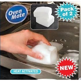 OVEN MATE MICROWAVE CLEANING SPONGE PACK OF 2