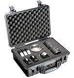 Pelican 1500 Case with Foam for Camera (Silver)