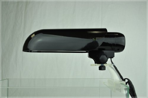 CL26BK: Finnex Aquarium Nano Refugium Cliplight including 3U Blue White Bulb & Moonlight LED - REAL BLACK
