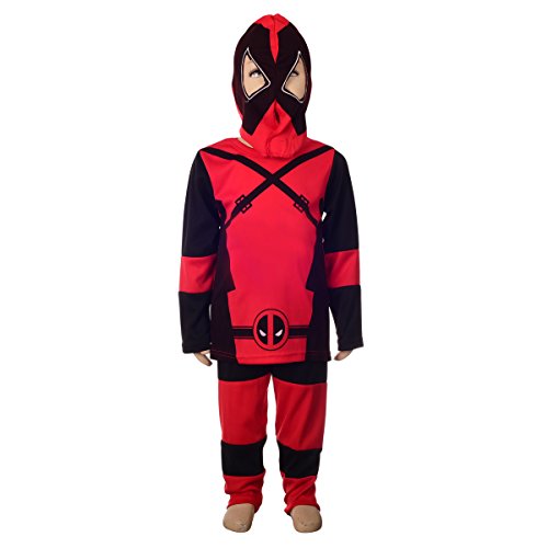 Boys' Deadpool Wolverine Superhero Fancy Costume Mask Set Halloween Party