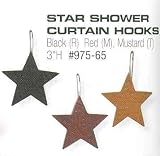 Star Shower Curtain Hooks - Set of 12