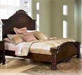 6/6 King Panel Bed by Ashley - Natural Wood (B553-158R)