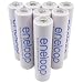 8 x Sanyo Eneloop Micro Akkus Batterien AAA in speziellen Weiss - More Power + Transportschutzboxen