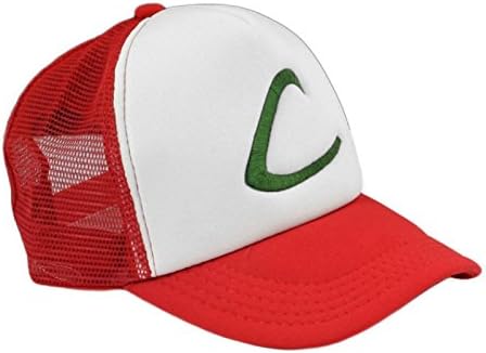 New Visor Cap POKEMON ASH KETCHUM COSTUME Cosplay Hat