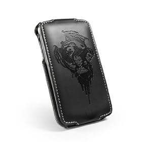 Tuff-Luv - Apocalypse Tuff-Grip B10_20 - �tui en cuir pour iPhone - Noir (Import Royaume Uni)