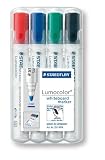 Staedtler 351 WP4 - Whiteboard-Marker 4er Set, Rundspitze - Staedtler