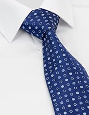 Machine Washable Embroidered Spotted Tie