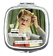 old enough to know better? too young to give a rat's ass Compact Mirror by Anne Taintor
