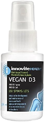 INNOVITE Vitamin D3 Vegan Spray (400 IU - 24 ml)