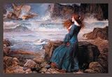 Paper poster printed on 20 x 30 stock. Miranda and the Tempest