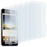 6x mumbi Displayschutzfolie Samsung Galaxy Note Displayschutz