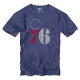 Philadelphia 76ers Blue '47 Brand Vintage Primary Logo Scrum Tee