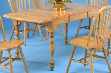 Light Oak Drop Leaf Dining Table