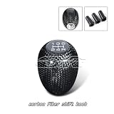 FORD MUSTANG FOCUS / ACURA INTEGRA DC DC2 / TOYOTA CELICA MR-2 MR2 / HONDA CIVIC CRX DEL SOL 5 SPEED MANUAL CARBON FIBER GEAR SHIFT KNOB