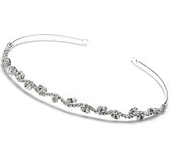 Colored Crystal Wedding Headband Bridal Tiara 169