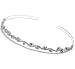 Silver & Clear Crystal Wedding Headband Bridal Tiara 169S