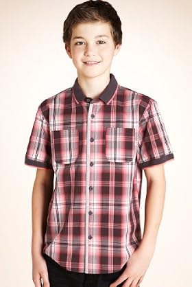 Boys' Limited Pure Cotton Polo Collar Shirt