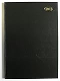 2013 Leather Effect Week To View A4 Size Diary With Hardback Casebound Cover - Desk/Business (Assorted Colours)