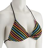 Ladies Hot Tuna Flip Mode Bikini Top Neon-Medium