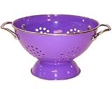 Calypso Basics 1.5 Quart powder coated  Colander, Purple