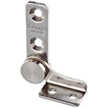 Friction Hinge, 430 Stainless Steel, 1" Leaf Height, 2-1/16" Open Width, 26.5 lbs/in Torque (Pack of 1)