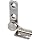 Friction Hinge, 430 Stainless Steel, 1" Leaf Height, 2-1/16" Open Width, 26.5 lbs/in Torque (Pack of 1)