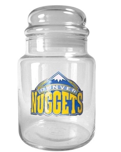NBA Denver Nuggets 31-Ounce Glass Candy Jar - Primary Logo
