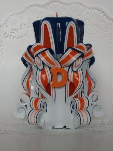 Denver Broncos Candle