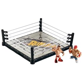  WWE Rumblers Ring With John Cena and The Miz Figures