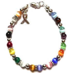 Prepackaged-7-3-4-in-Cancer-Awareness-Bracelet-18-Colors-6mm