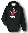 Miami Heat NBA Men's Fleece Hoodie, Hooded Sweatshirt, Black