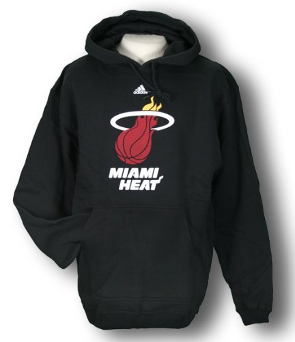 Miami Heat NBA Men's Fleece Hoodie, Hooded Sweatshirt, Black