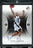 2006 07 SP Authentic Tony Parker San Antonio Spurs Basketball Card #76 - Mint Condition - In Protective Display Case !!