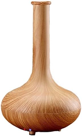 ESOW Aroma Diffuser Humidifier Ultrasonic Essential Oil Diffuser, Super Fine And Smooth Mist,Vase Crane Shape Sleek Design,Light Wood