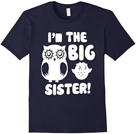 Men's Happy Family Clothing Little Girls' I'm The Big Sister T-Shi 3XL Navy