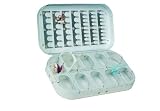Okuma Traditional Silver Aluminum 10 Window Fly Box with Clips