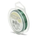 Artistic Wire 28-Gauge Green Wire, 40-Yards ~ Beadalon