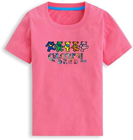 Gorsome Custom Grateful Dead Bears Baby Toddler Kid Cotton T shirt 2T Pink