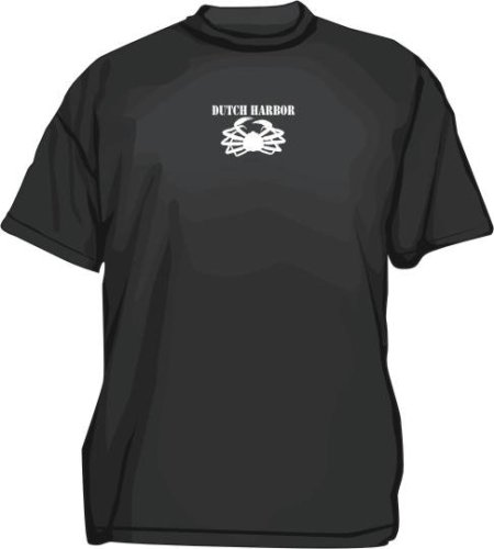 Dutch Harbor Alaska CRAB Logo Men's tee Shirt in 12 colors Small thru 6XL image