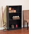 3 Shelf Bookcase in Black Finish By Mylex Furniture