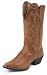 Women's JUSTIN BOOTS Cowboy Boots British Tan Cowhide Fashion L2557