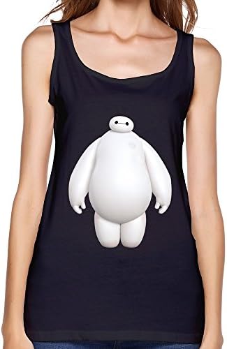 JIEN Women's Big Hero 6 Baymax Tops - M Black