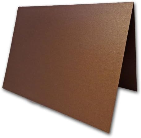 Stardream Metallic Bronze A7 Folded Invitations - 25 Pk