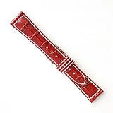 松重オリジナルMK821K−19 19mm 本格手縫い白糸ステッチ 金茶色