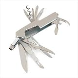 Buy Brushed Metal Multi Tool Pocket Knife Light Screwdriver by Furniture Creations