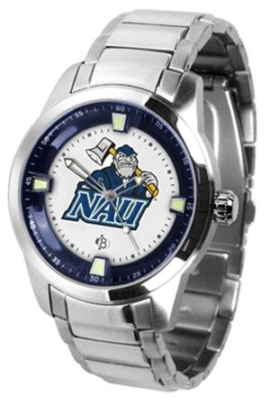 Northern Arizona Lumberjacks NAU NCAA Mens Titan Steel Watch