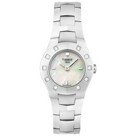Tissot Women's T64.1.785.81 T-Trend T-Round Diamonds Stainless Steel Watch
