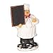 Fat Italian Chef Waiter With Menu Board Bistro French kitchen decor