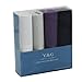 YEB02 Classic Gentlemen 4 Cotton Handkerchiefs Set Wedding Gift Ideas By Y&G